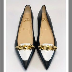 Christian Louboutin Miss Constella Studded Flats